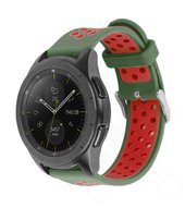 anco Silicon Wrist Band 20mm - green red 4051805454730