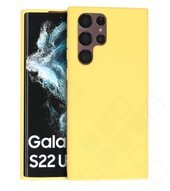 anco Liquid Silicone Cover S908B Samsung Galaxy S22 Ultra - yellow 4051805704286
